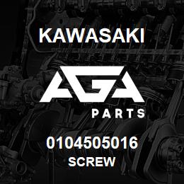 0104505016 Kawasaki SCREW | AGA Parts