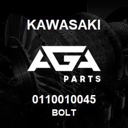 0110010045 Kawasaki BOLT | AGA Parts