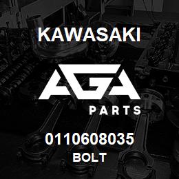 0110608035 Kawasaki BOLT | AGA Parts