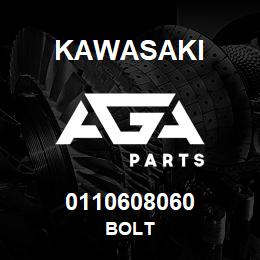 0110608060 Kawasaki BOLT | AGA Parts