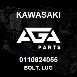 0110624055 Kawasaki BOLT, LUG | AGA Parts
