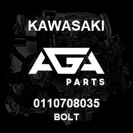 0110708035 Kawasaki BOLT | AGA Parts