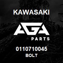0110710045 Kawasaki BOLT | AGA Parts