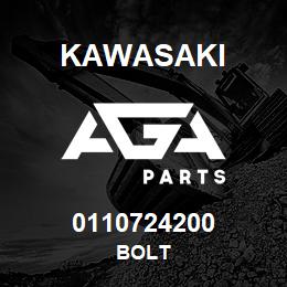 0110724200 Kawasaki BOLT | AGA Parts