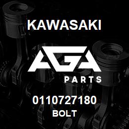 0110727180 Kawasaki BOLT | AGA Parts