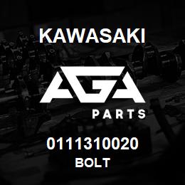 0111310020 Kawasaki BOLT | AGA Parts