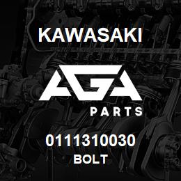0111310030 Kawasaki BOLT | AGA Parts