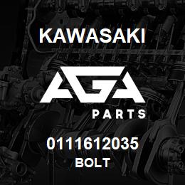0111612035 Kawasaki BOLT | AGA Parts