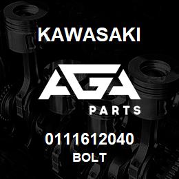 0111612040 Kawasaki BOLT | AGA Parts