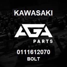 0111612070 Kawasaki BOLT | AGA Parts