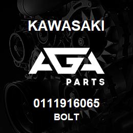 0111916065 Kawasaki BOLT | AGA Parts