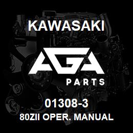 01308-3 Kawasaki 80ZII OPER. MANUAL | AGA Parts