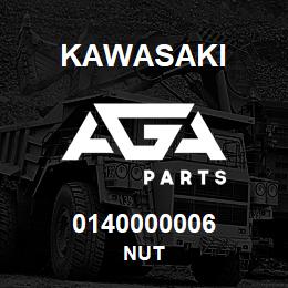 0140000006 Kawasaki NUT | AGA Parts