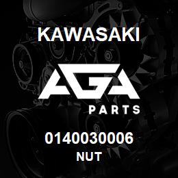 0140030006 Kawasaki NUT | AGA Parts