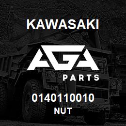0140110010 Kawasaki NUT | AGA Parts