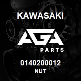 0140200012 Kawasaki NUT | AGA Parts