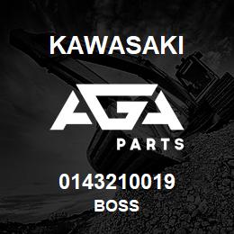0143210019 Kawasaki BOSS | AGA Parts