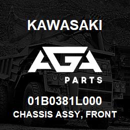 01B0381L000 Kawasaki CHASSIS ASSY, FRONT | AGA Parts