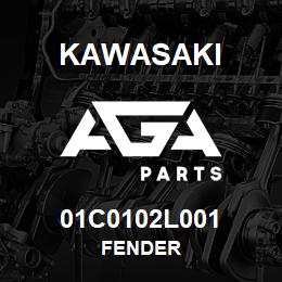 01C0102L001 Kawasaki FENDER | AGA Parts