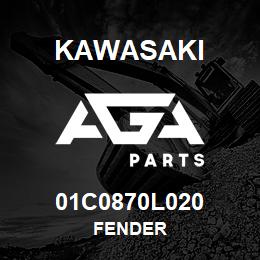 01C0870L020 Kawasaki FENDER | AGA Parts