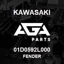 01D0592L000 Kawasaki FENDER | AGA Parts