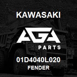 01D4040L020 Kawasaki FENDER | AGA Parts