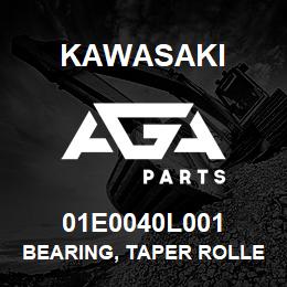 01E0040L001 Kawasaki BEARING, TAPER ROLLER | AGA Parts