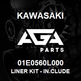 01E0560L000 Kawasaki LINER KIT - IN.CLUDES 01,02,03 | AGA Parts
