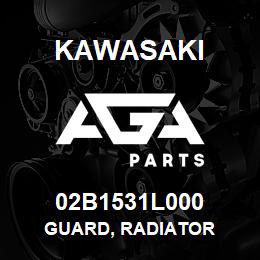 02B1531L000 Kawasaki GUARD, RADIATOR | AGA Parts
