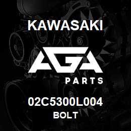 02C5300L004 Kawasaki BOLT | AGA Parts