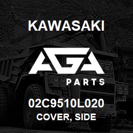 02C9510L020 Kawasaki COVER, SIDE | AGA Parts