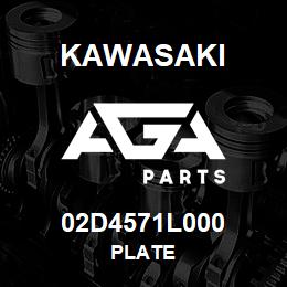 02D4571L000 Kawasaki PLATE | AGA Parts