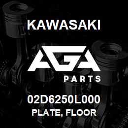02D6250L000 Kawasaki PLATE, FLOOR | AGA Parts