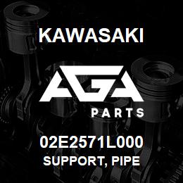 02E2571L000 Kawasaki SUPPORT, PIPE | AGA Parts