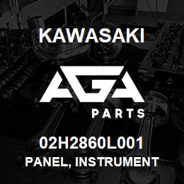 02H2860L001 Kawasaki PANEL, INSTRUMENT | AGA Parts