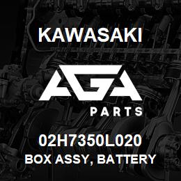 02H7350L020 Kawasaki BOX ASSY, BATTERY | AGA Parts