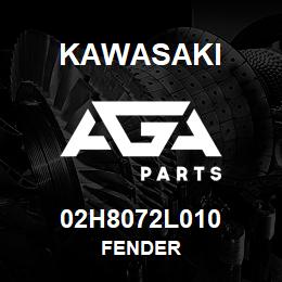 02H8072L010 Kawasaki FENDER | AGA Parts
