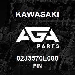 02J3570L000 Kawasaki PIN | AGA Parts