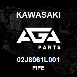 02J8061L001 Kawasaki PIPE | AGA Parts