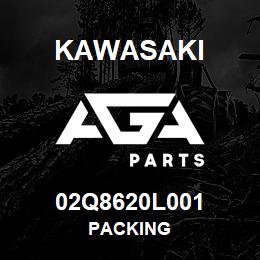 02Q8620L001 Kawasaki PACKING | AGA Parts