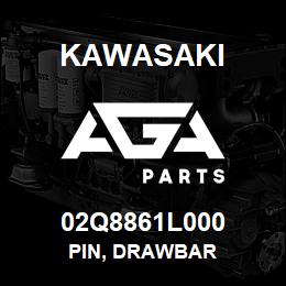 02Q8861L000 Kawasaki PIN, DRAWBAR | AGA Parts