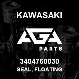3404760030 Kawasaki SEAL, FLOATING | AGA Parts
