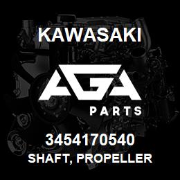 3454170540 Kawasaki SHAFT, PROPELLER | AGA Parts