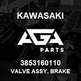 3853160110 Kawasaki VALVE ASSY, BRAKE | AGA Parts