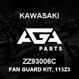 ZZ93006C Kawasaki FAN GUARD KIT, 115Z3 C. | AGA Parts