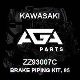 ZZ93007C Kawasaki BRAKE PIPING KIT, 95Z3 | AGA Parts