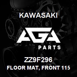 ZZ9F296 Kawasaki FLOOR MAT, FRONT 115ZIII | AGA Parts