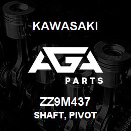 ZZ9M437 Kawasaki SHAFT, PIVOT | AGA Parts