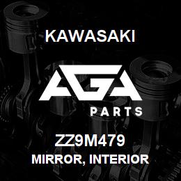 ZZ9M479 Kawasaki MIRROR, INTERIOR | AGA Parts