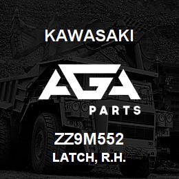 ZZ9M552 Kawasaki LATCH, R.H. | AGA Parts
